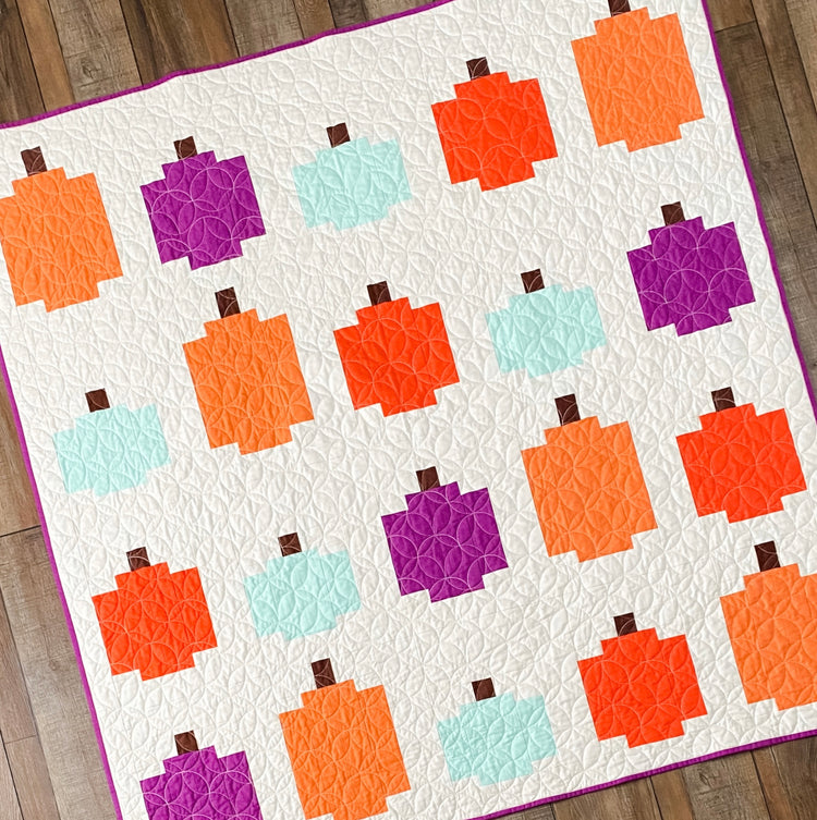 Velvet Pumpkins quilt pattern