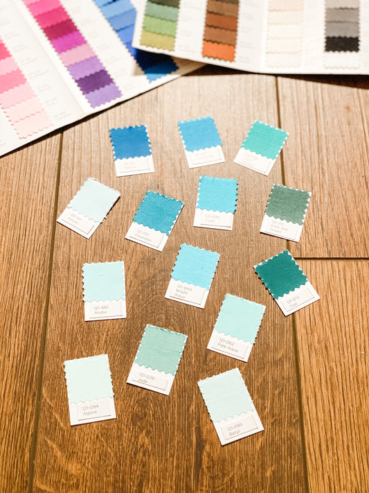 Fabric Color Card to Fabric Chips
